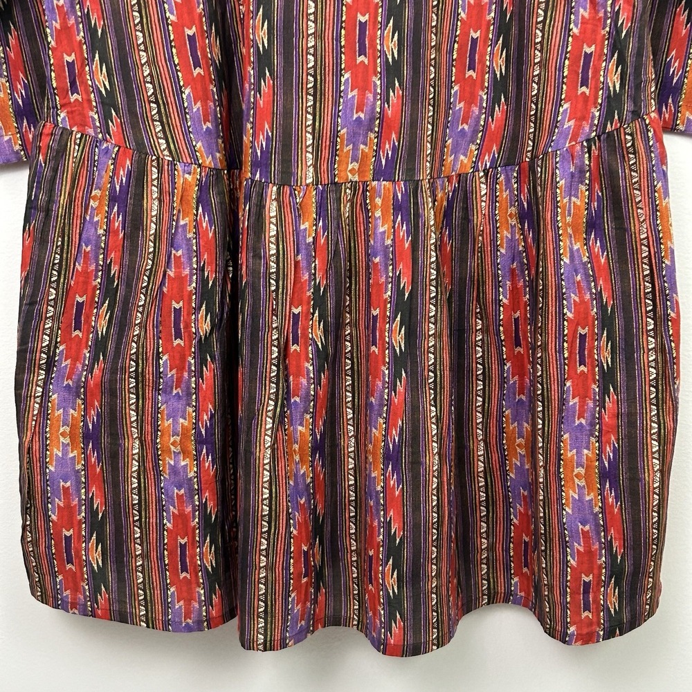 Ro's Garden Dress Mini‎ Multicolor Cotton Size M - Picture 8 of 15